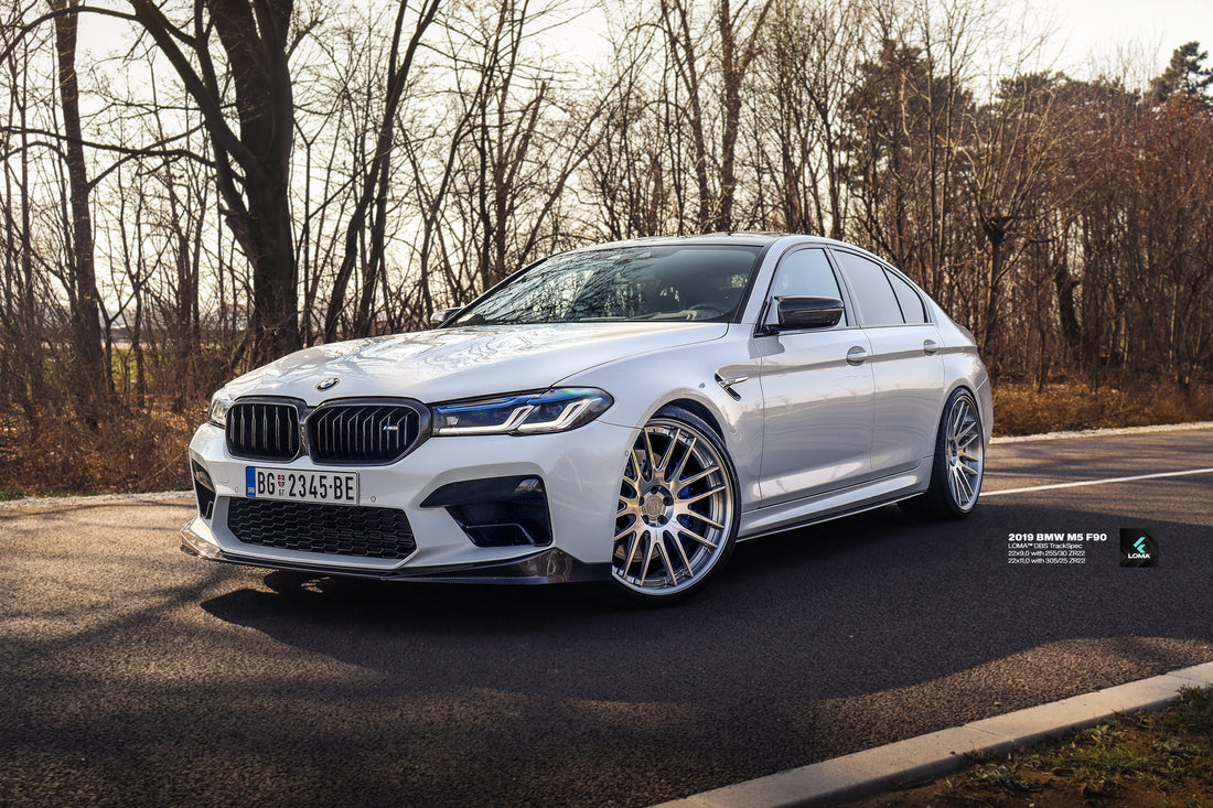 The First BMW M5 F90 on 22-Inch LOMA Forged™ Custom Rims.