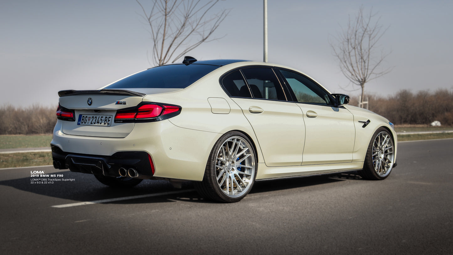BMW M5 F90 featuring stylish 22-inch GTC Competition rims