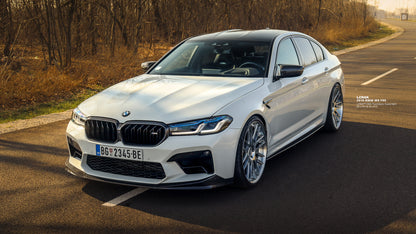 BMW M5 F90 with black GTC Competition rims