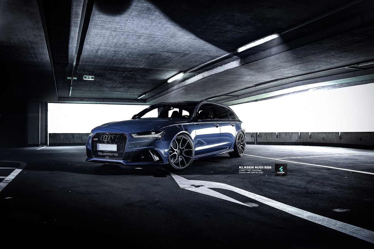 Audi RS6 Performance Rims 21" (4G) | LOMA Forged RS1 TrackPulse Wheels.