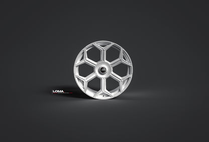 LF-62R Forged Wheels by LOMA: 19″-24″ Sizes in 1/2/3-Piece Options.