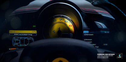 Ferrari Symphony of Deep Dish Wheels: A Driving Masterpiece.