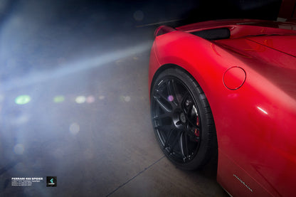 Captivating Ferrari 458 Spider on Custom Wheels