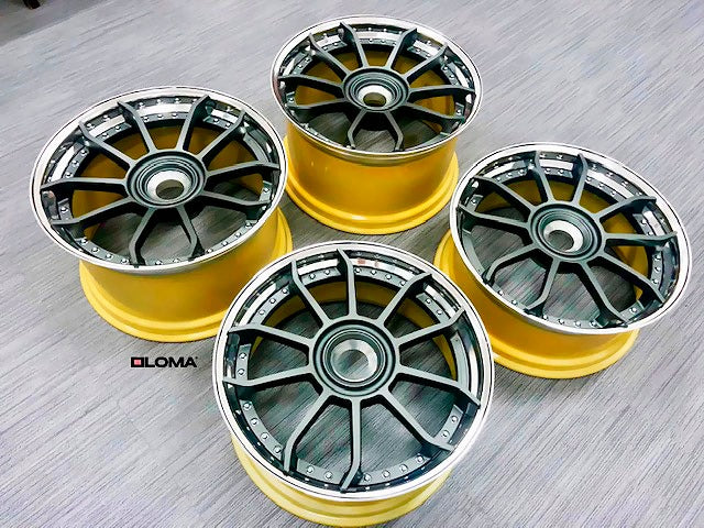 High-quality 3 Piece Wheels from LOMA, a perfect complement to any vehicle.