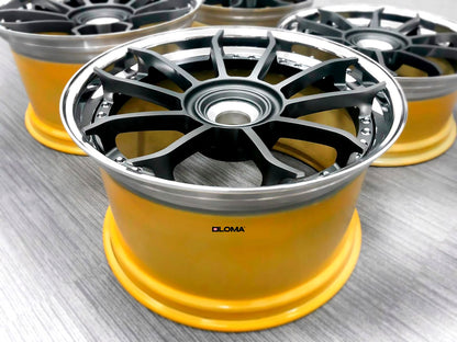 LOMA Forged™ GT3 Deep Dish Rims, featuring robust US Mag and 3 Piece Wheels for ultimate road performance.