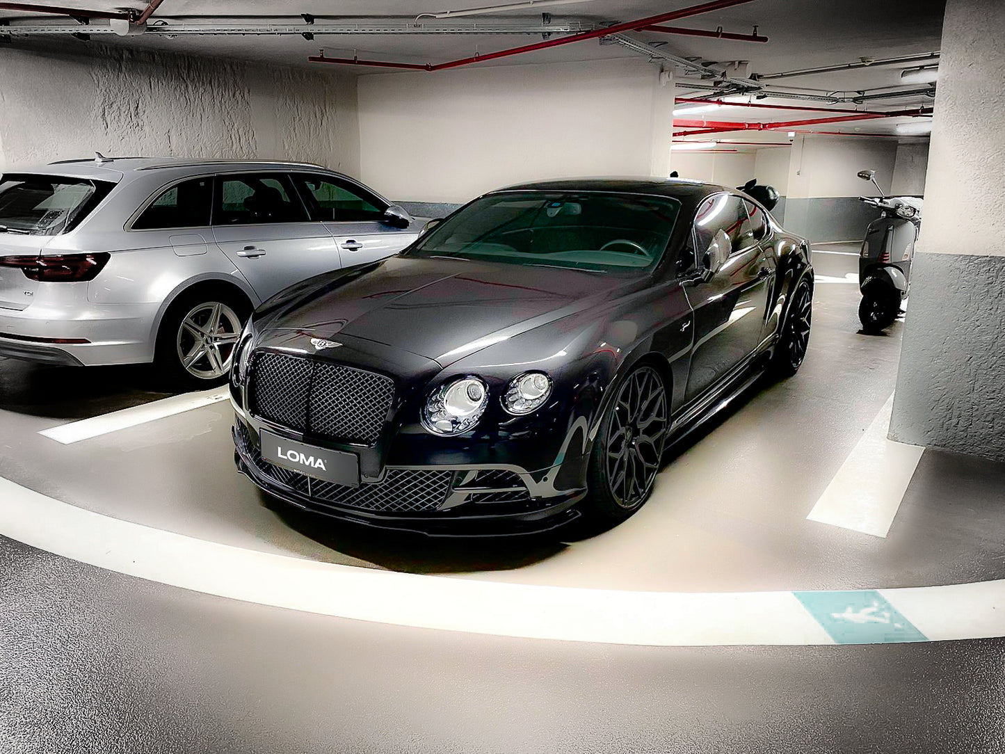 Luxury ride: Bentley Continental GT Speed with LOMA Forged BF1 wheels