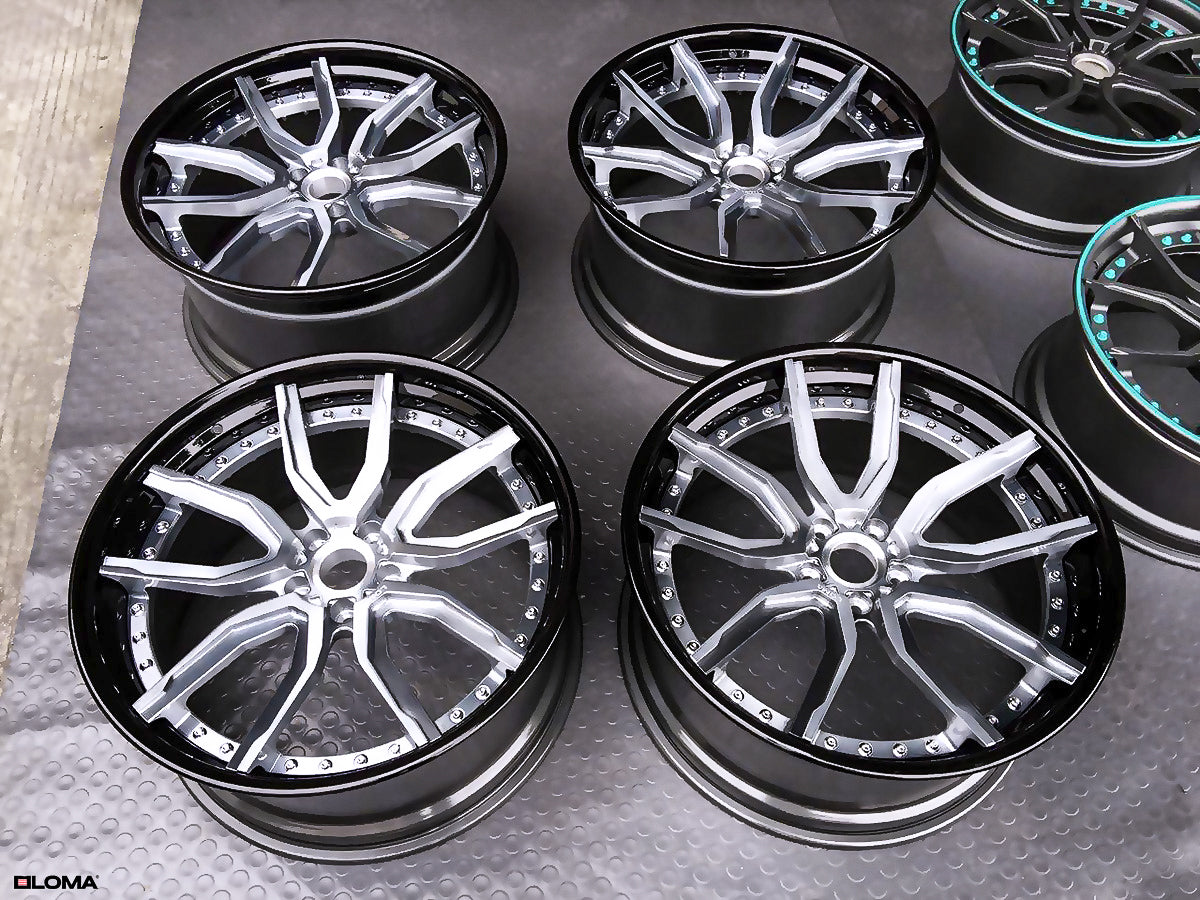 LF-5.1 Forged Wheels by LOMA: 19″-24″ Sizes in 1/2/3-Piece Options.