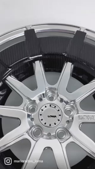 Video of the Porsche 992 Turbo S carbon fiber rims by LOMA Forged wheels